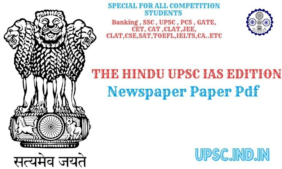 the hindu newspaper pdf